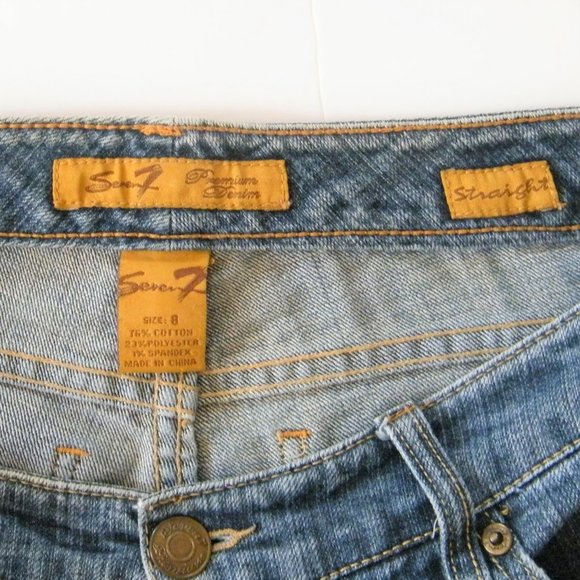 Seven7 Jeans Size 8 Premium Denim Brand - Picture 8 of 11